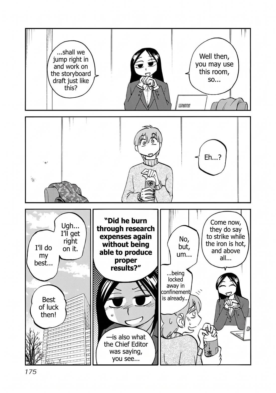Rakujitsu no Pathos Chapter 128 page 15 - Chapter 128: If I'm reincarnated, with a beauty in each hand, and as a super-popular author... is it okay if I have that kind of dream?