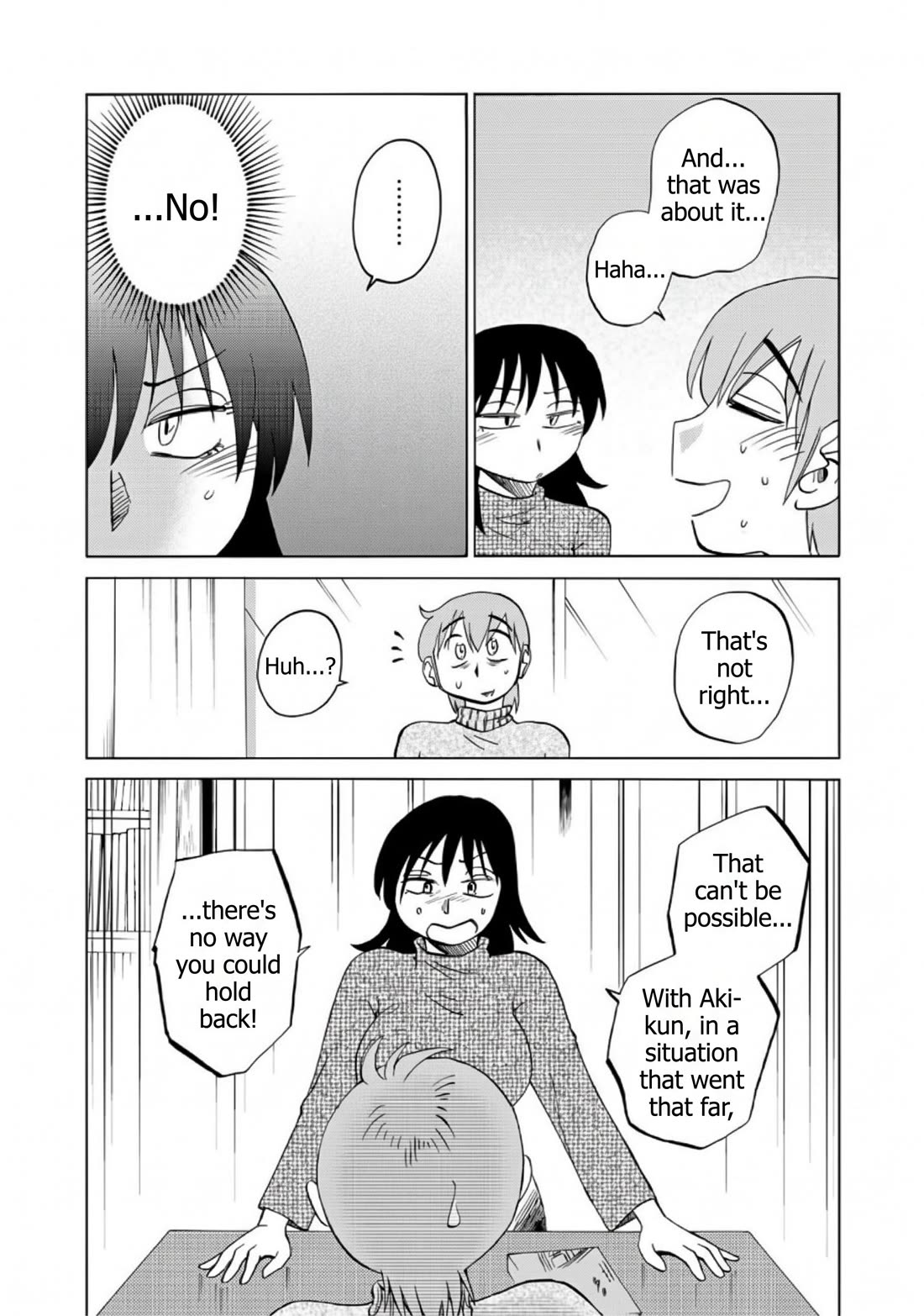 Rakujitsu no Pathos Chapter 129 page 10 - Chapter 129: Even though your reason is as soft as tofu, down there is rock hard, isn't it?