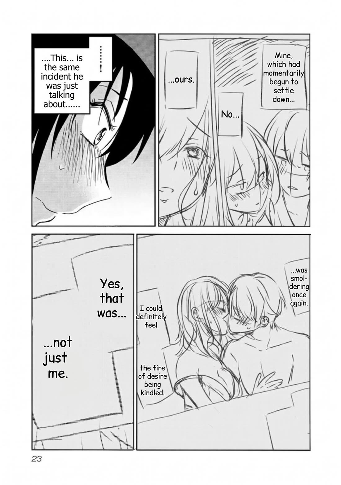 Rakujitsu no Pathos Chapter 129 page 18 - Chapter 129: Even though your reason is as soft as tofu, down there is rock hard, isn't it?