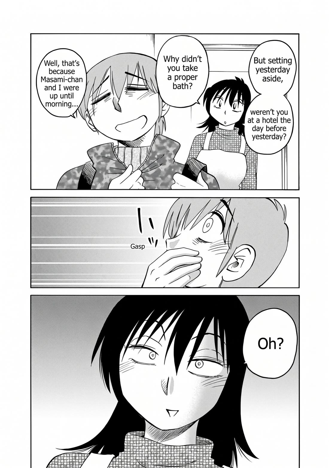 Rakujitsu no Pathos Chapter 129 page 6 - Chapter 129: Even though your reason is as soft as tofu, down there is rock hard, isn't it?