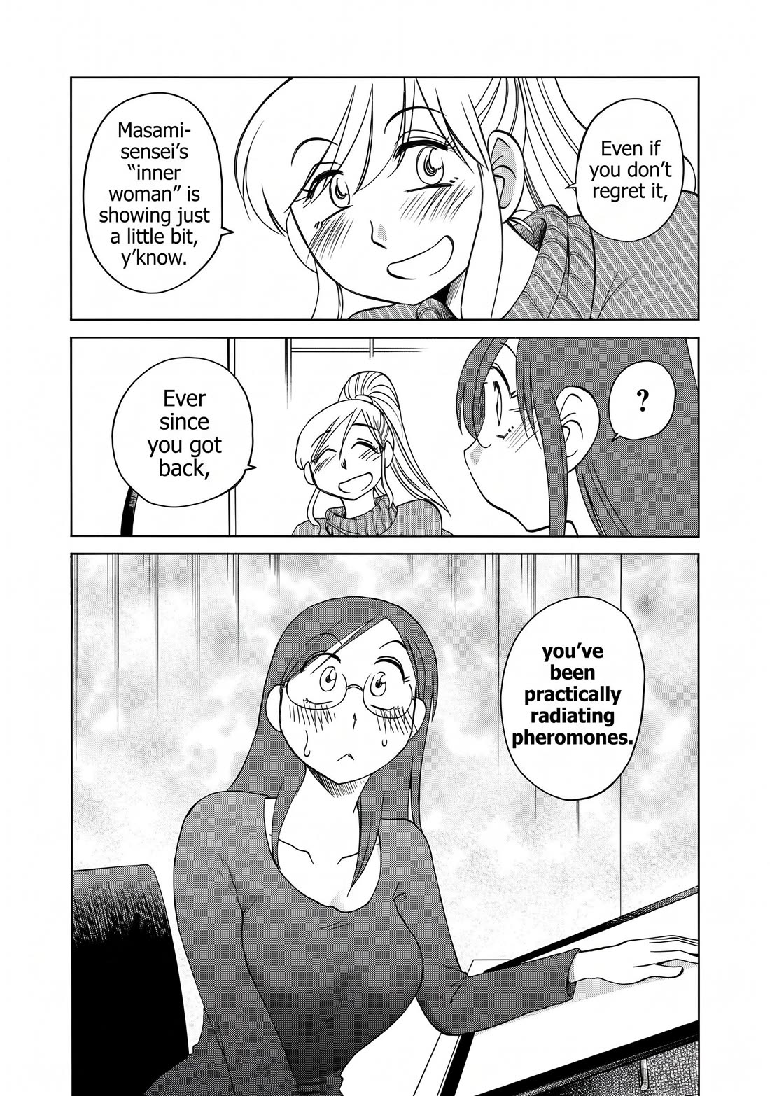 Rakujitsu no Pathos Chapter 131 page 13 - Chapter 131: I don't really think it's showing as much as it does with Eri-san, though...