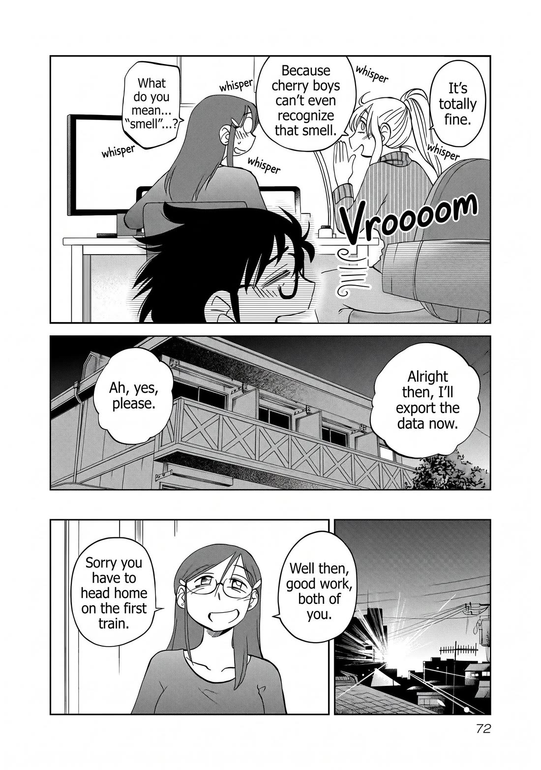 Rakujitsu no Pathos Chapter 131 page 15 - Chapter 131: I don't really think it's showing as much as it does with Eri-san, though...