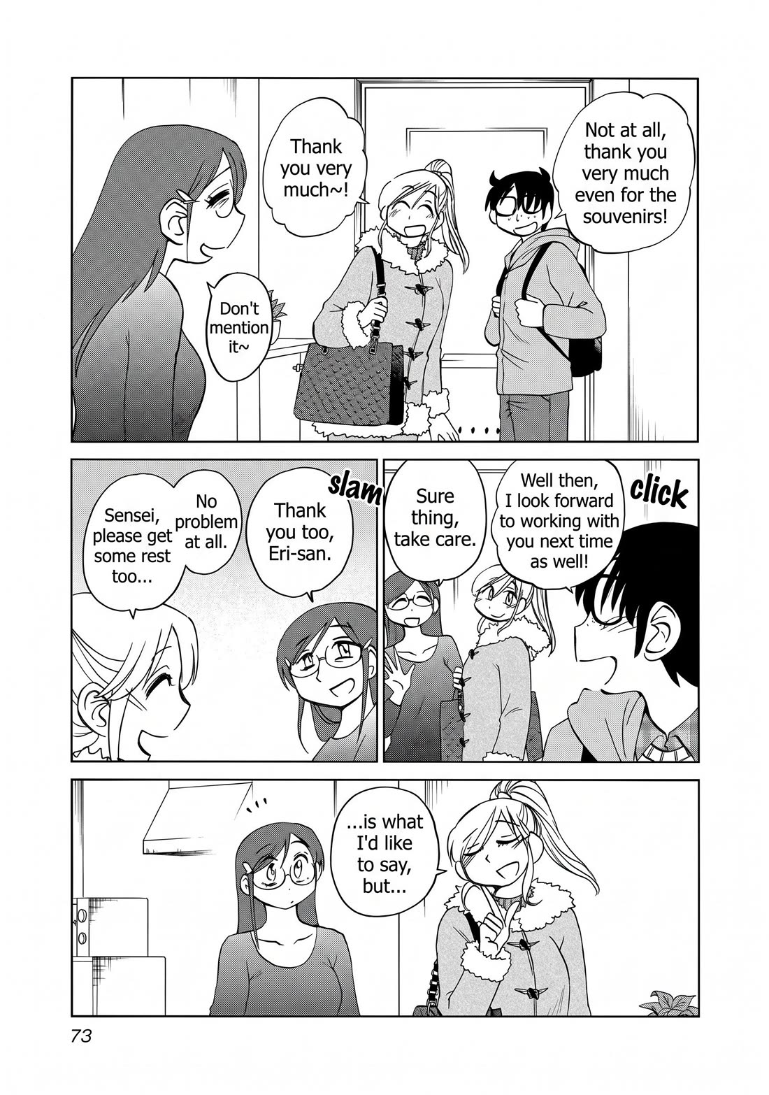 Rakujitsu no Pathos Chapter 131 page 16 - Chapter 131: I don't really think it's showing as much as it does with Eri-san, though...