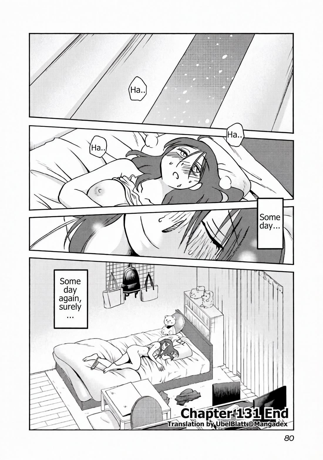 Rakujitsu no Pathos Chapter 131 page 22 - Chapter 131: I don't really think it's showing as much as it does with Eri-san, though...