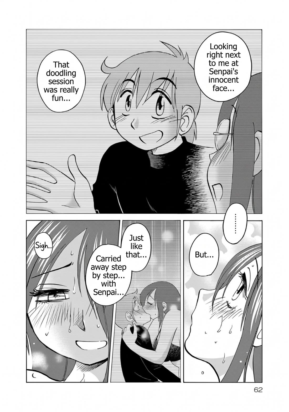 Rakujitsu no Pathos Chapter 131 page 5 - Chapter 131: I don't really think it's showing as much as it does with Eri-san, though...