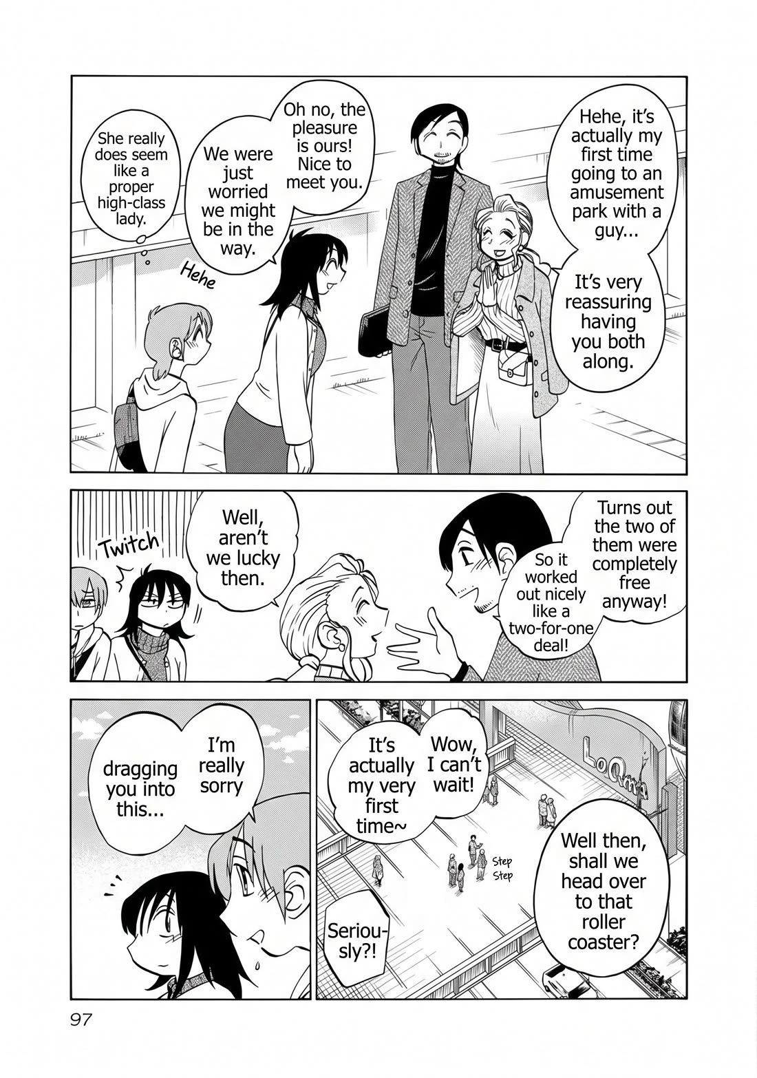 Rakujitsu no Pathos Chapter 132 page 15 - Chapter 132: A double date...? Is this also a date for us?