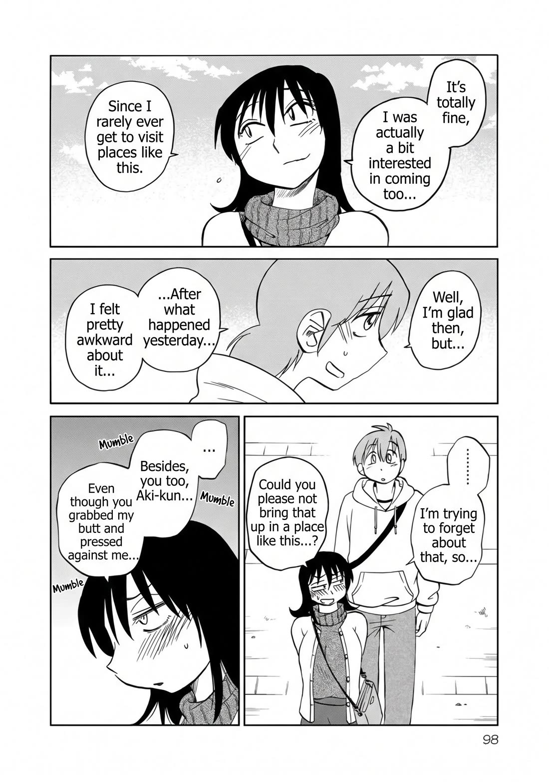 Rakujitsu no Pathos Chapter 132 page 16 - Chapter 132: A double date...? Is this also a date for us?
