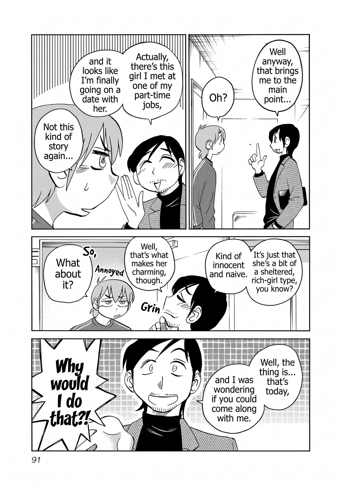Rakujitsu no Pathos Chapter 132 page 9 - Chapter 132: A double date...? Is this also a date for us?