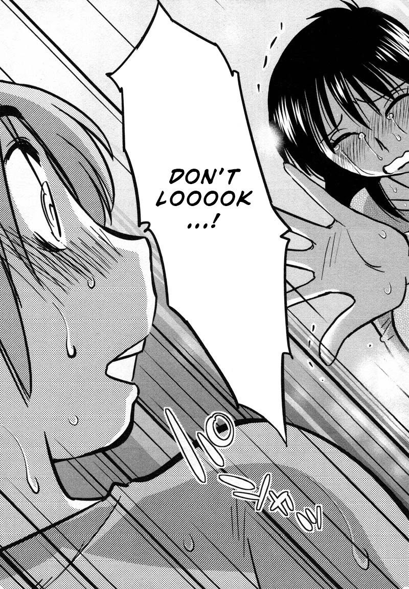 Rakujitsu no Pathos Chapter 38 page 15 - Chapter 38: Deruno? Ikuno? Docchinano? "Going out? Coming in? Which one?"