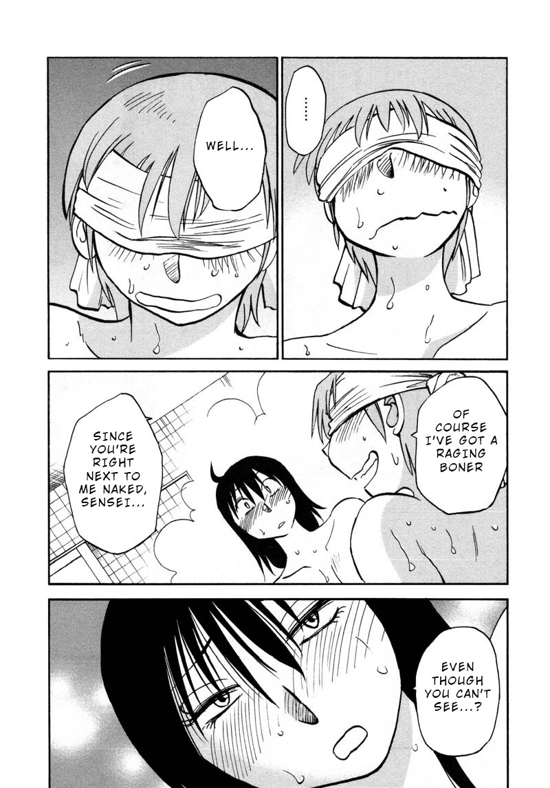 Rakujitsu no Pathos Chapter 41 page 16 - Chapter 41: Is He Getting An Erection Even Though He Can't See Me?