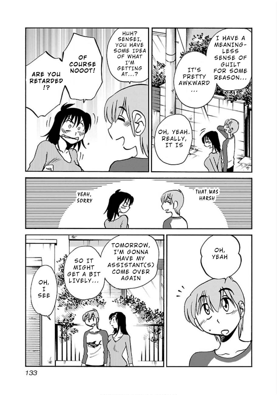 Rakujitsu no Pathos Chapter 49 page 22 - Chapter 49: Gotta Redraw This Page, Huh?