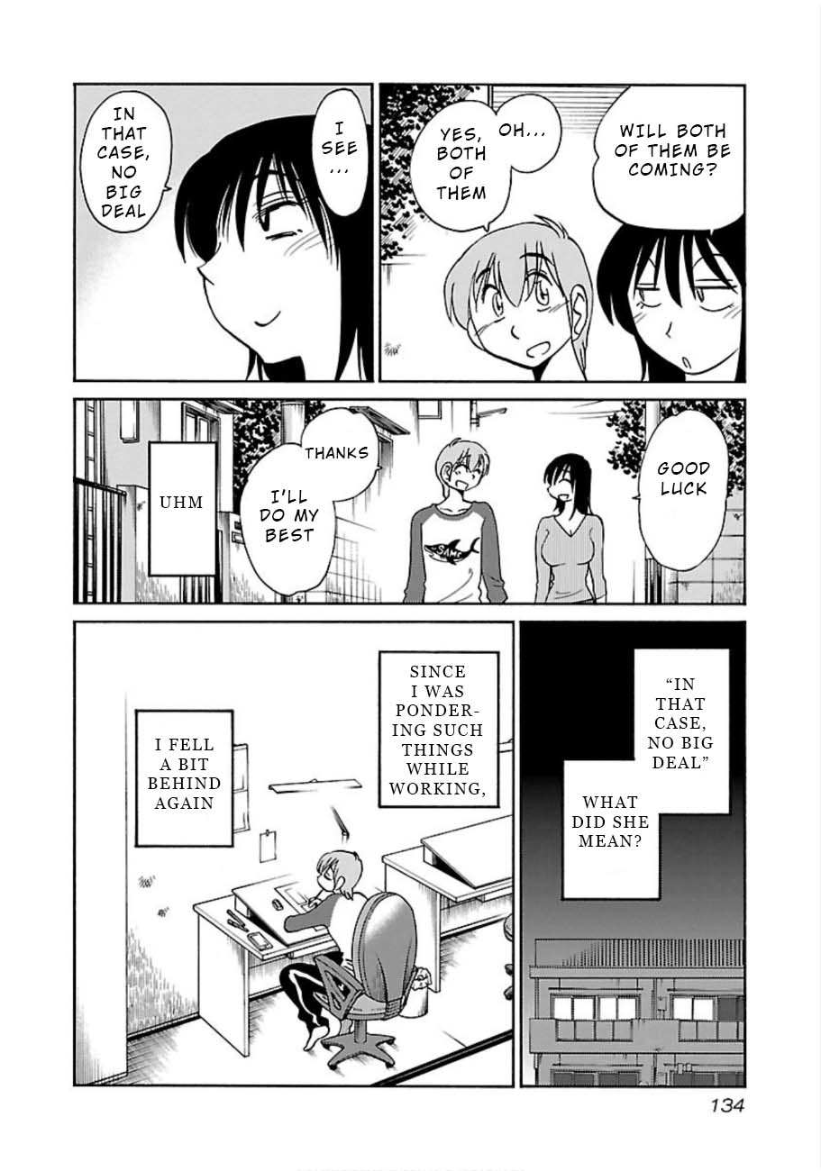 Rakujitsu no Pathos Chapter 49 page 23 - Chapter 49: Gotta Redraw This Page, Huh?