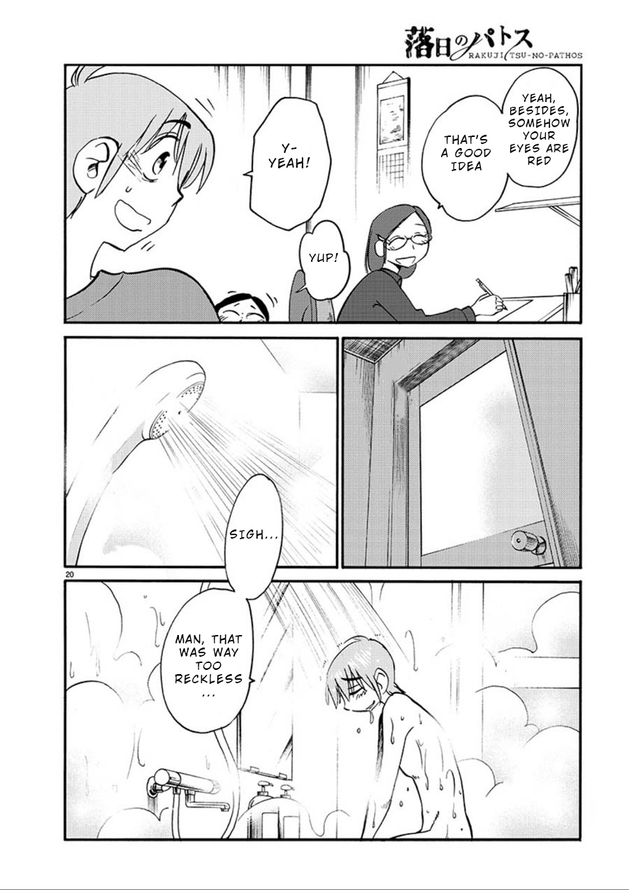 Rakujitsu no Pathos Chapter 53 page 20 - Chapter 53: What Is She So Happy About?