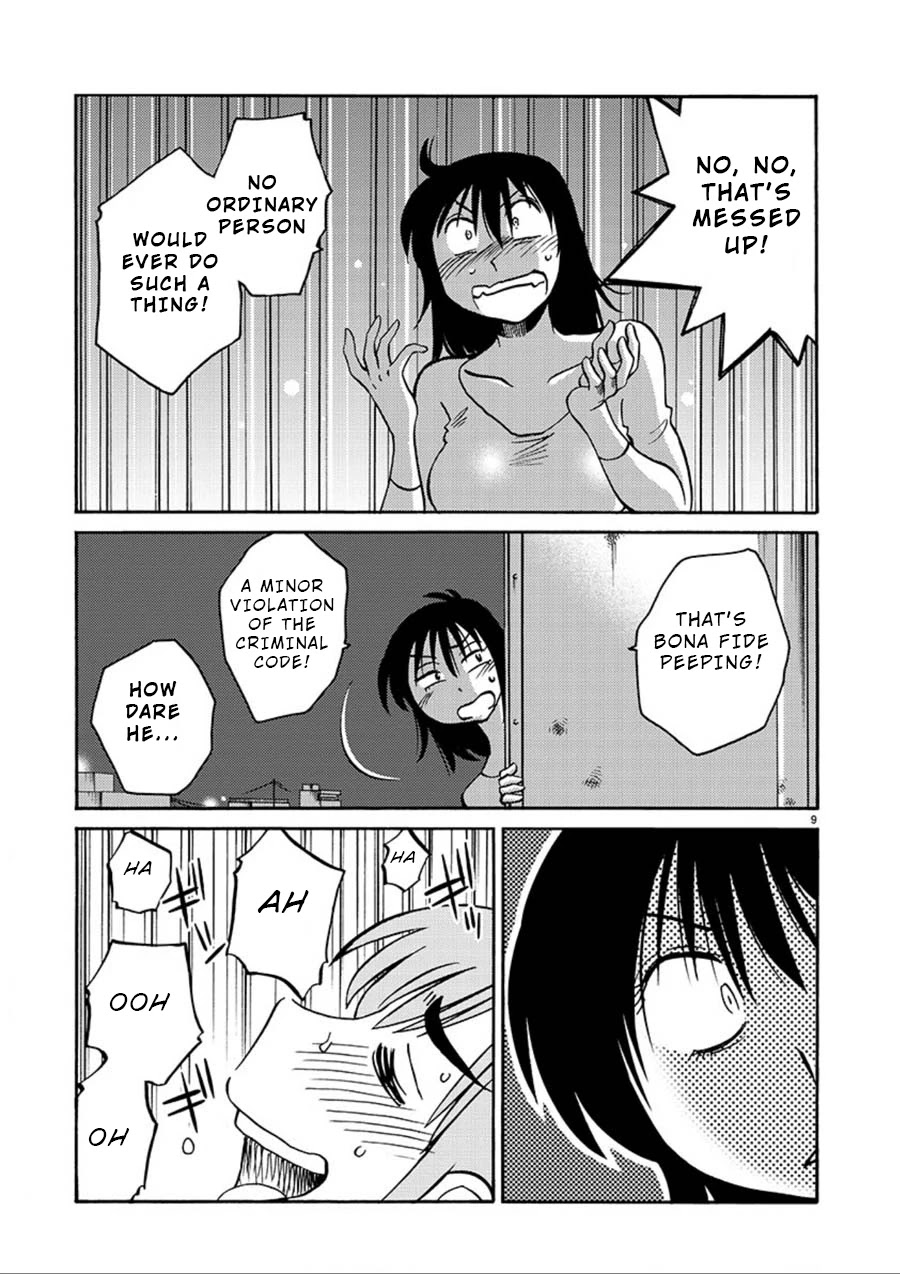 Rakujitsu no Pathos Chapter 56 page 9 - Chapter 56: Was He Peeping From This Place?