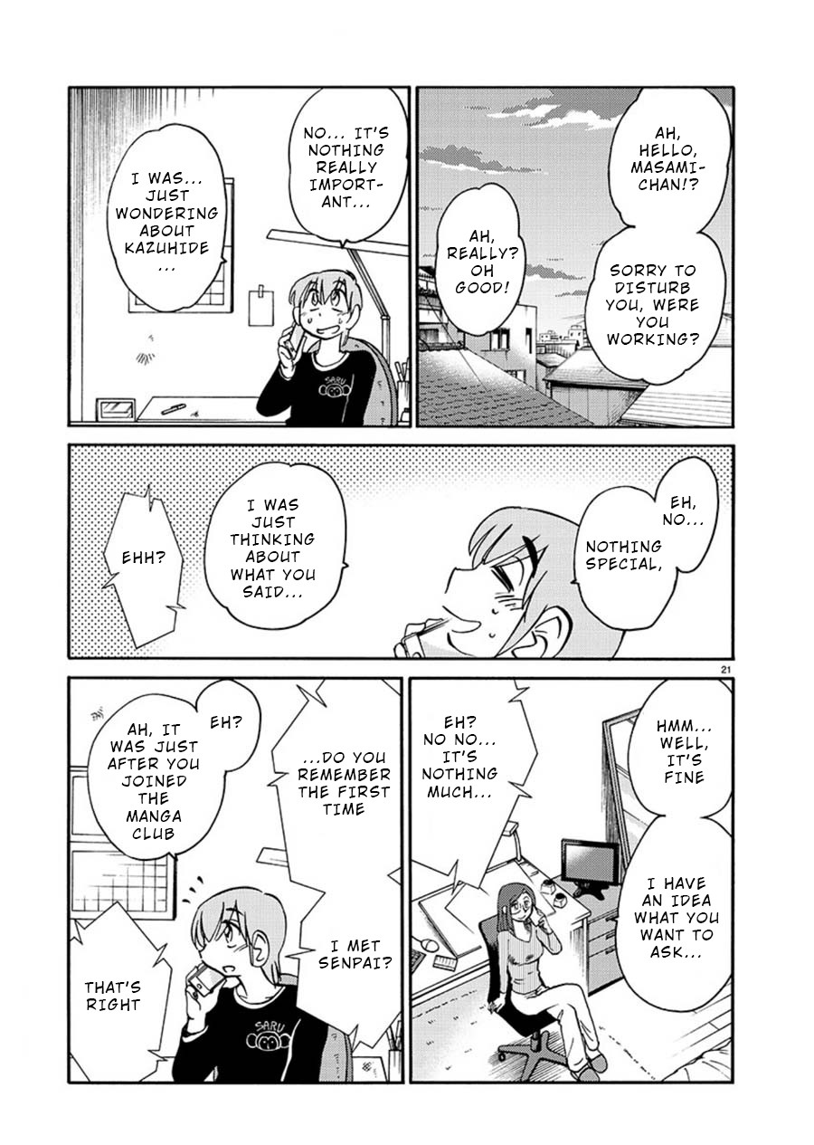 Rakujitsu no Pathos Chapter 59 page 21 - Chapter 59: Was Kazuhide so Crazy?