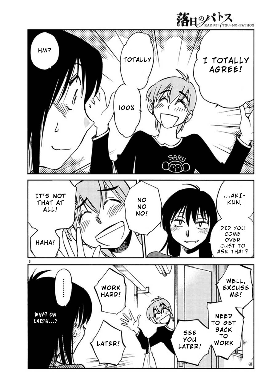 Rakujitsu no Pathos Chapter 59 page 6 - Chapter 59: Was Kazuhide so Crazy?