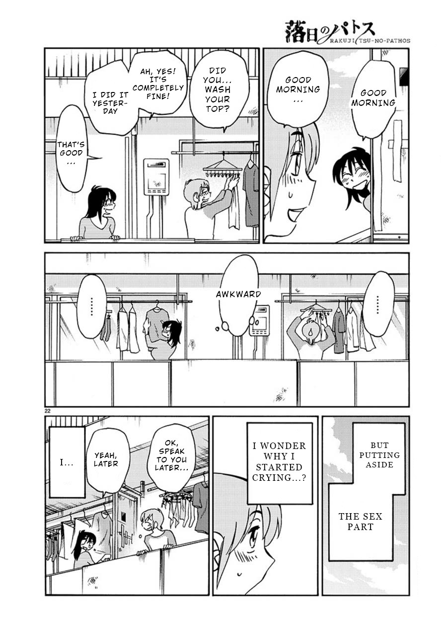 Rakujitsu no Pathos Chapter 62 page 20 - Chapter 62: Isn't Her Switch a Little Sudden?