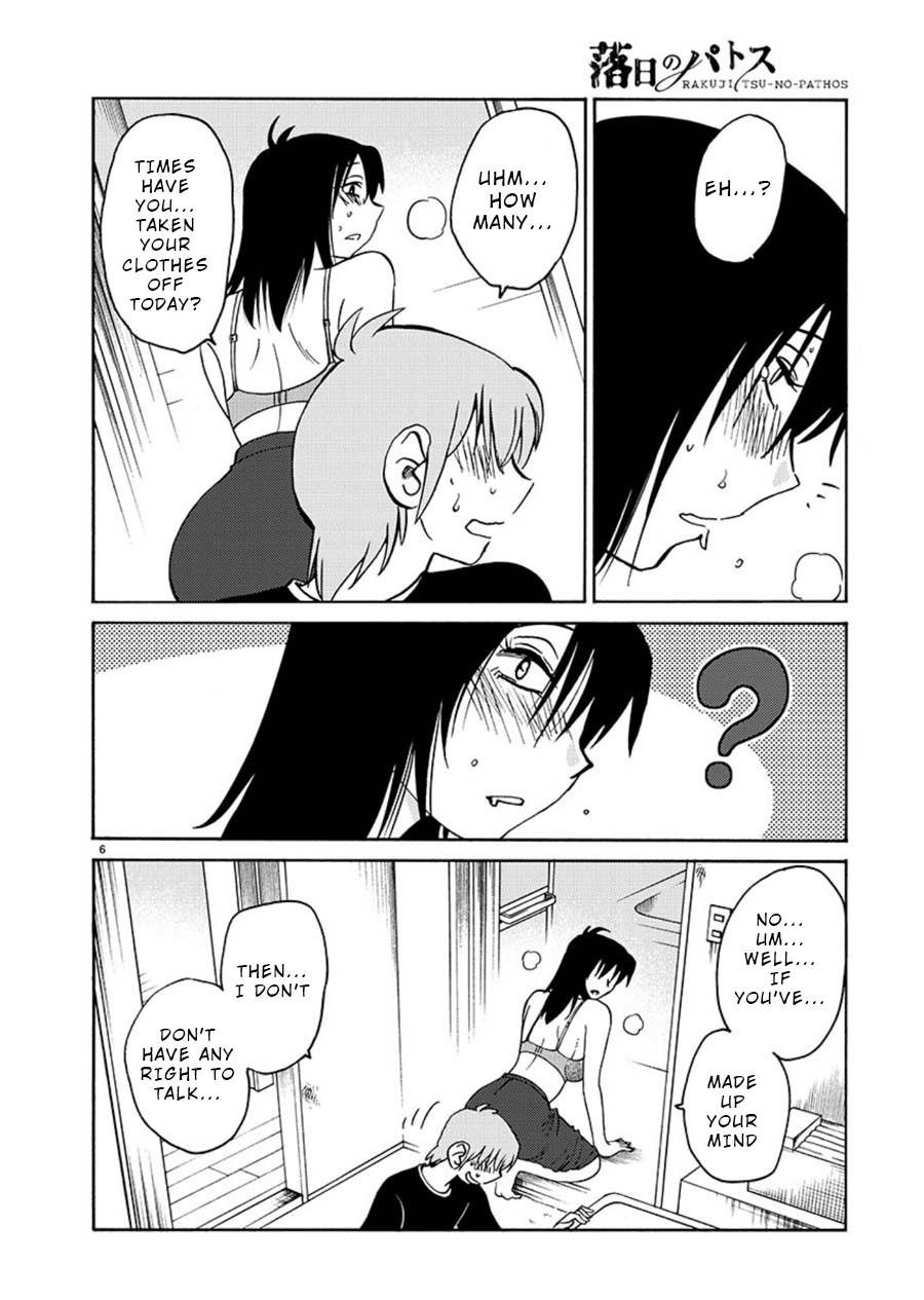 Rakujitsu no Pathos Chapter 62 page 6 - Chapter 62: Isn't Her Switch a Little Sudden?