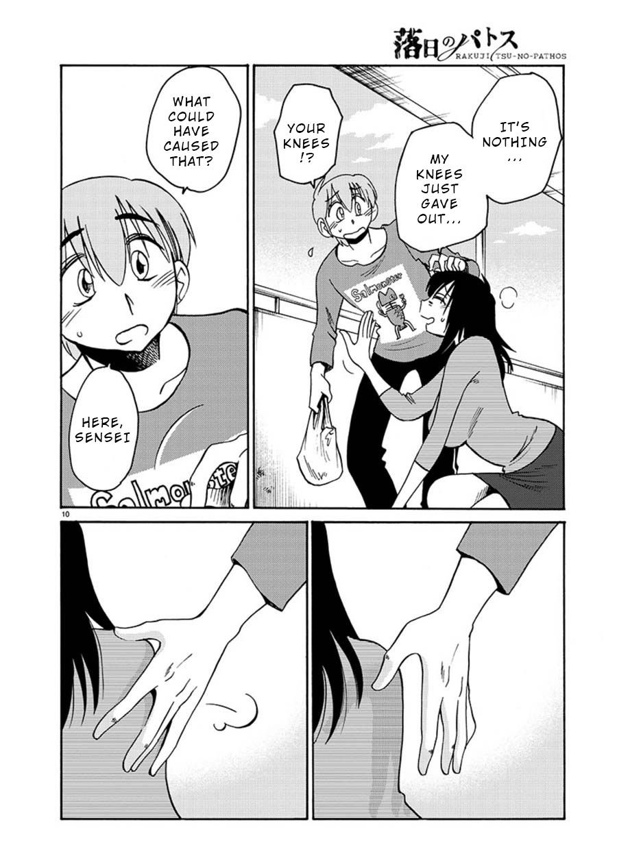 Rakujitsu no Pathos Chapter 66 page 10 - Chapter 66: You Do That, There, With The Thing?