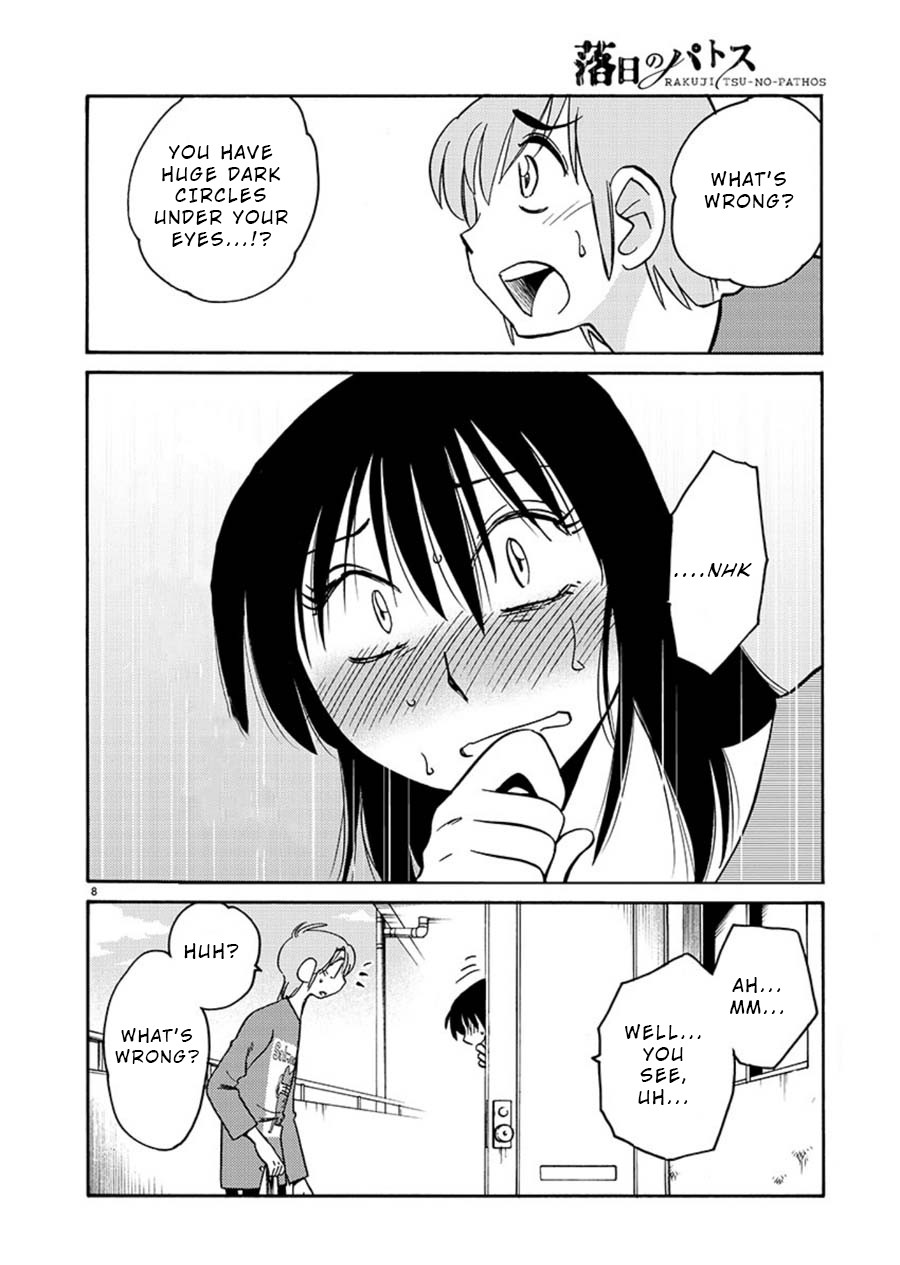 Rakujitsu no Pathos Chapter 66 page 8 - Chapter 66: You Do That, There, With The Thing?