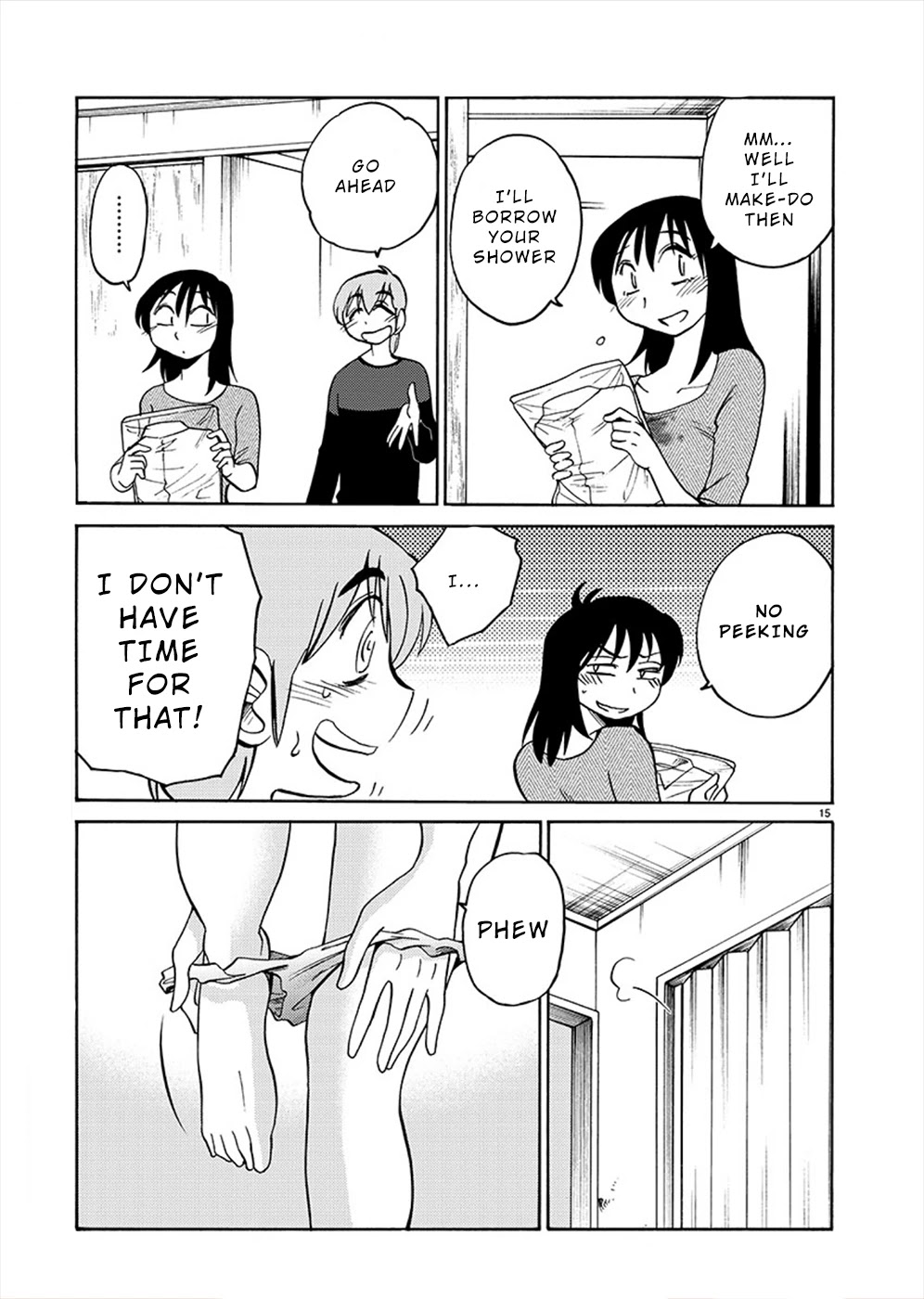 Rakujitsu no Pathos Chapter 71 page 15 - Chapter 71: Is This That ‘Boyfriend Shirt’ Thing?