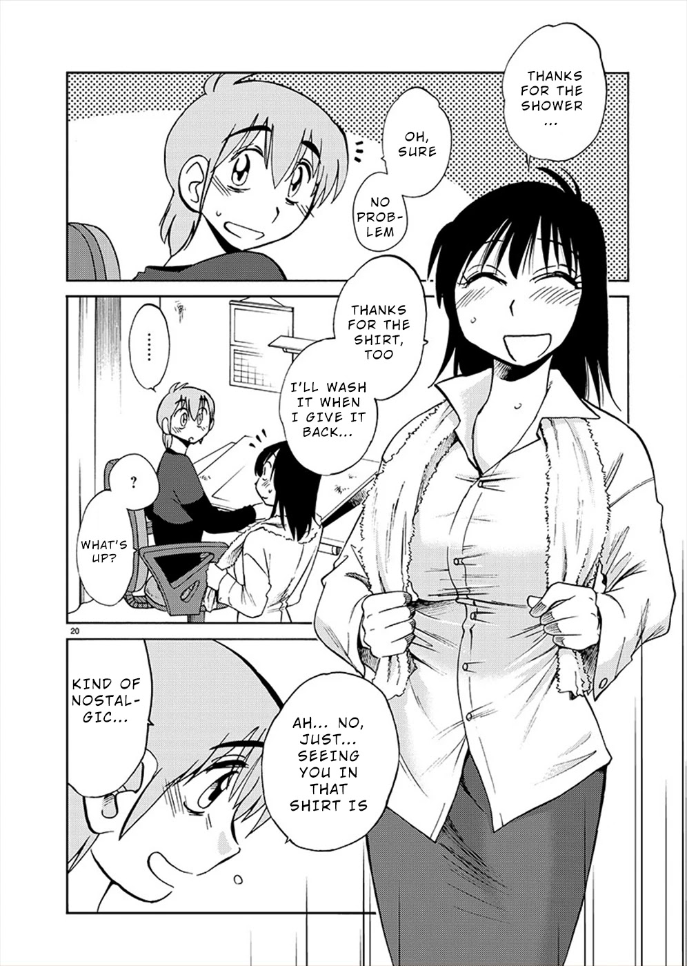 Rakujitsu no Pathos Chapter 71 page 20 - Chapter 71: Is This That ‘Boyfriend Shirt’ Thing?