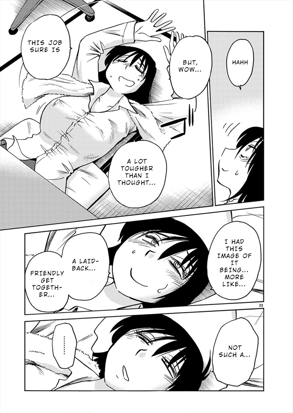 Rakujitsu no Pathos Chapter 71 page 23 - Chapter 71: Is This That ‘Boyfriend Shirt’ Thing?