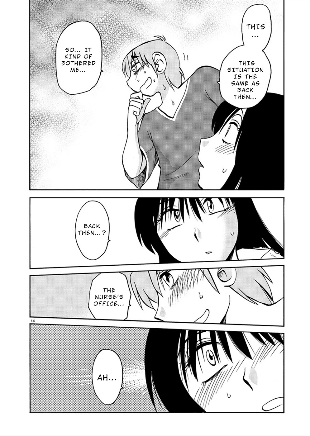 Rakujitsu no Pathos Chapter 72 page 14 - Chapter 72: Sensei… Shouldn’t They be Kept Hidden?