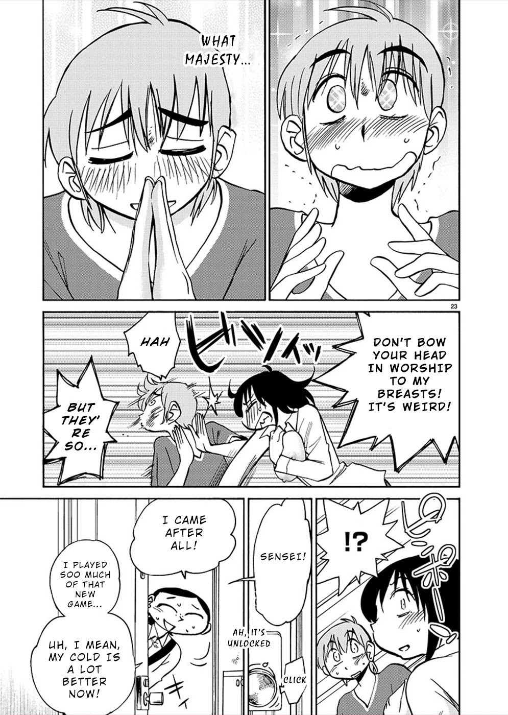 Rakujitsu no Pathos Chapter 72 page 22 - Chapter 72: Sensei… Shouldn’t They be Kept Hidden?