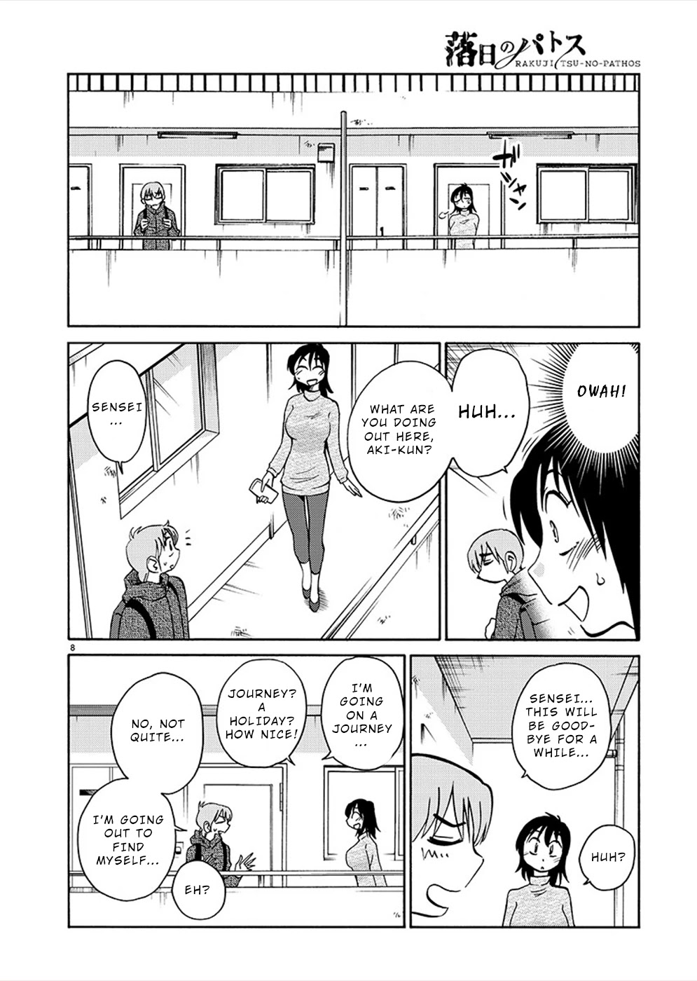 Rakujitsu no Pathos Chapter 78 page 8 - Chapter 78: A Reunion at the Cliffside?