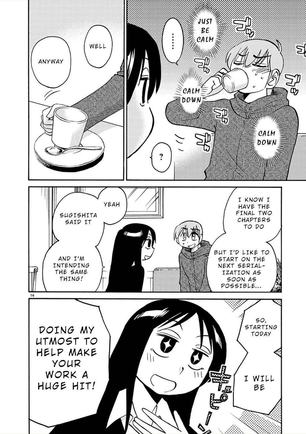 Rakujitsu no Pathos Chapter 81 page 14 - Chapter 81: An Editor Who Doesn’t Know Manga?