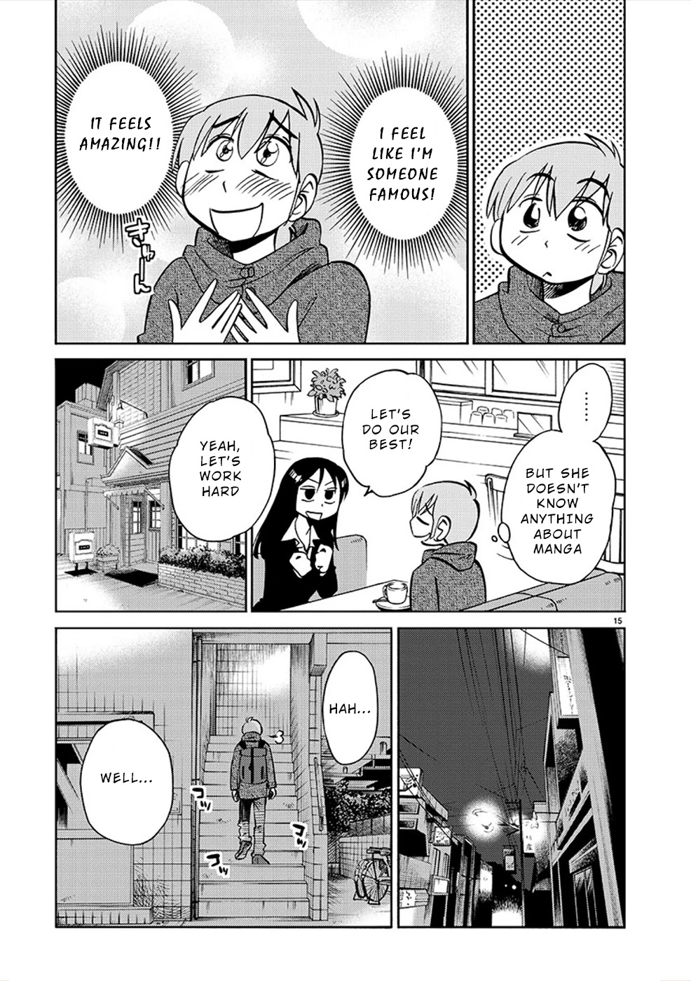Rakujitsu no Pathos Chapter 81 page 15 - Chapter 81: An Editor Who Doesn’t Know Manga?