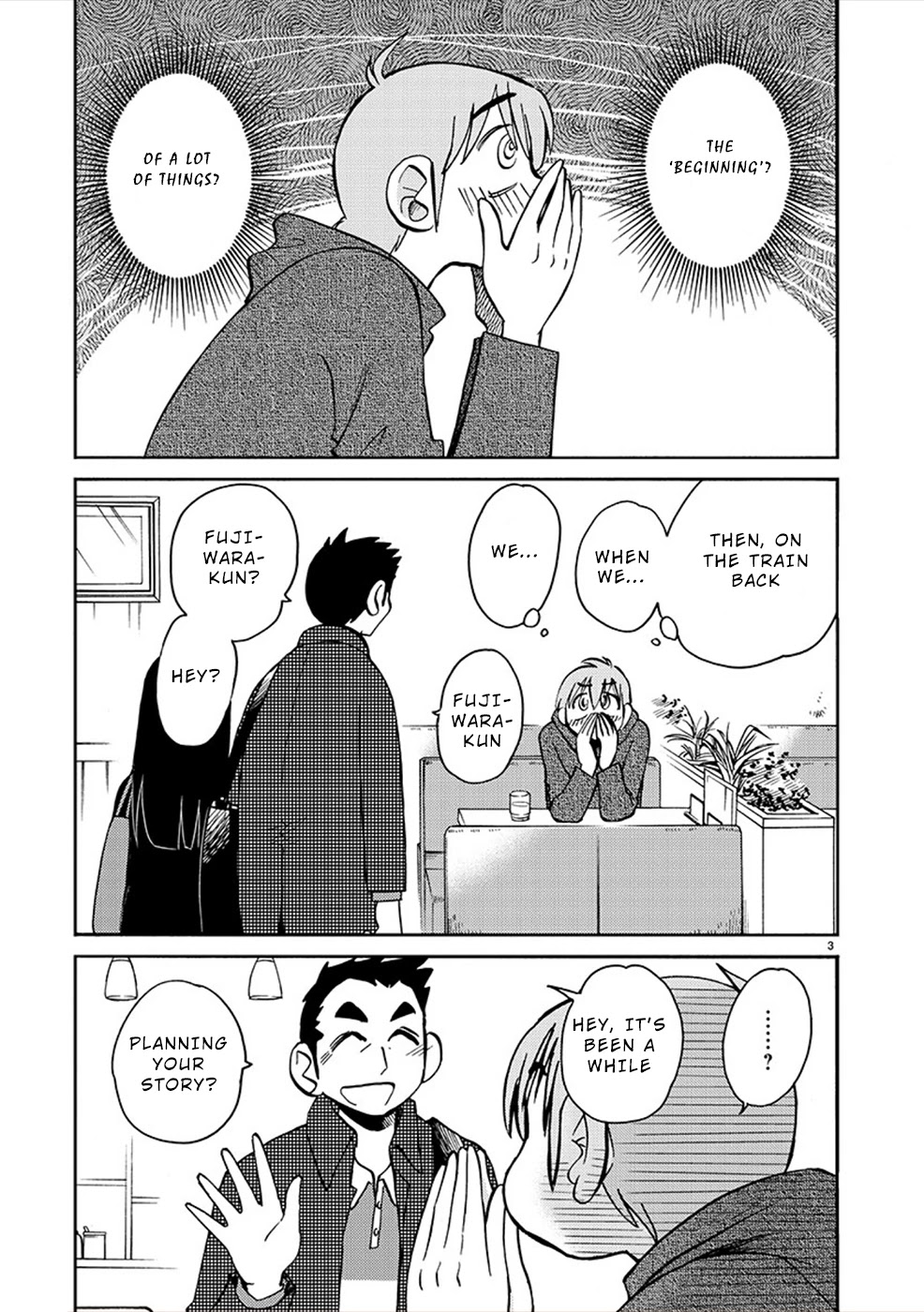 Rakujitsu no Pathos Chapter 81 page 3 - Chapter 81: An Editor Who Doesn’t Know Manga?
