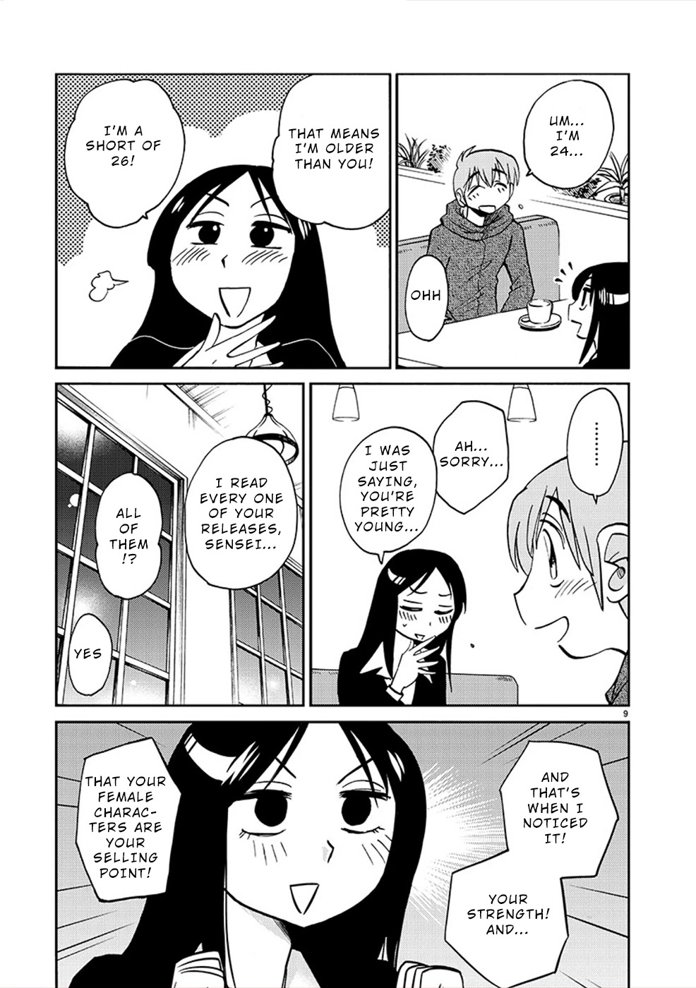 Rakujitsu no Pathos Chapter 81 page 9 - Chapter 81: An Editor Who Doesn’t Know Manga?