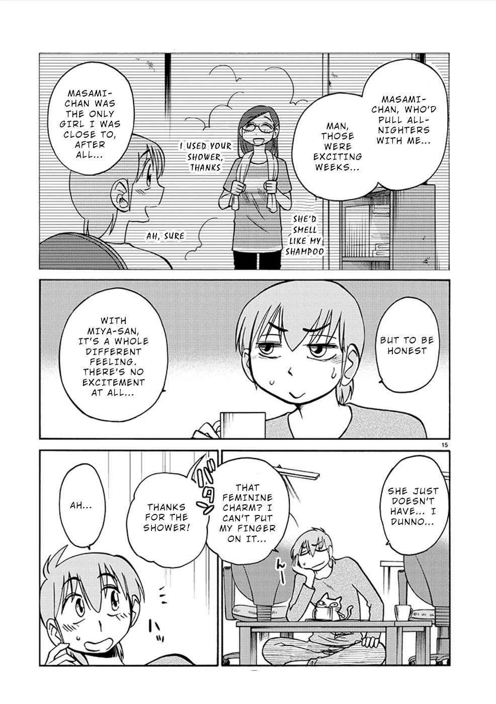 Rakujitsu no Pathos Chapter 82 page 15 - Chapter 82: Is That Black What They Call Gap-Moe?