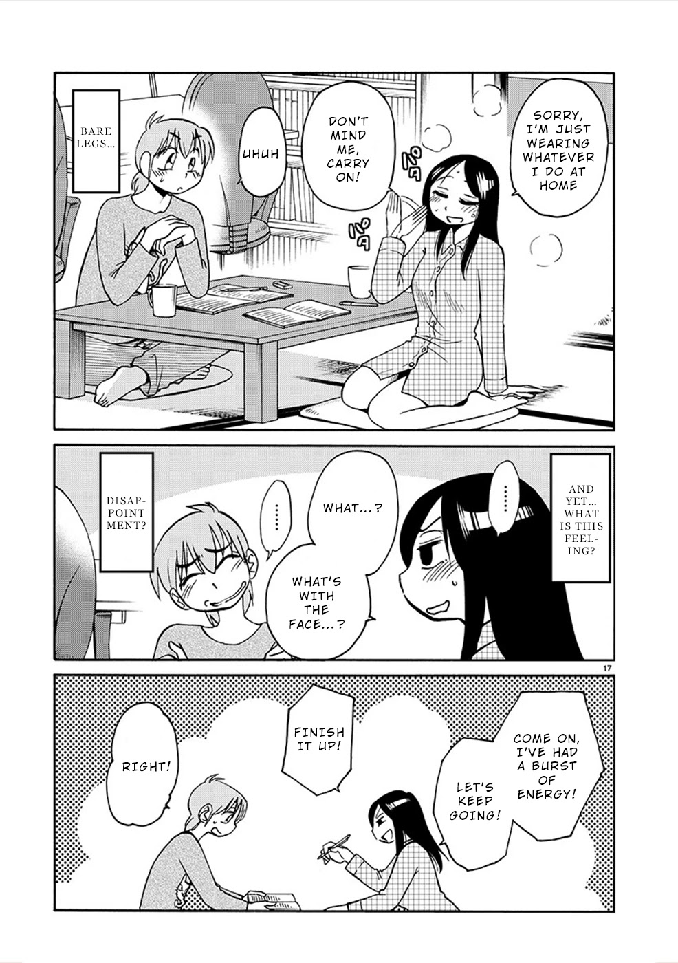 Rakujitsu no Pathos Chapter 82 page 17 - Chapter 82: Is That Black What They Call Gap-Moe?