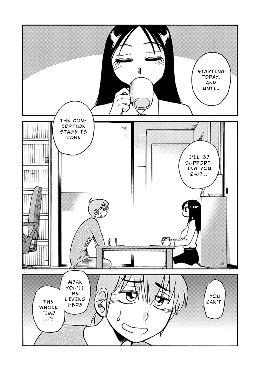 Rakujitsu no Pathos Chapter 82 page 2 - Chapter 82: Is That Black What They Call Gap-Moe?
