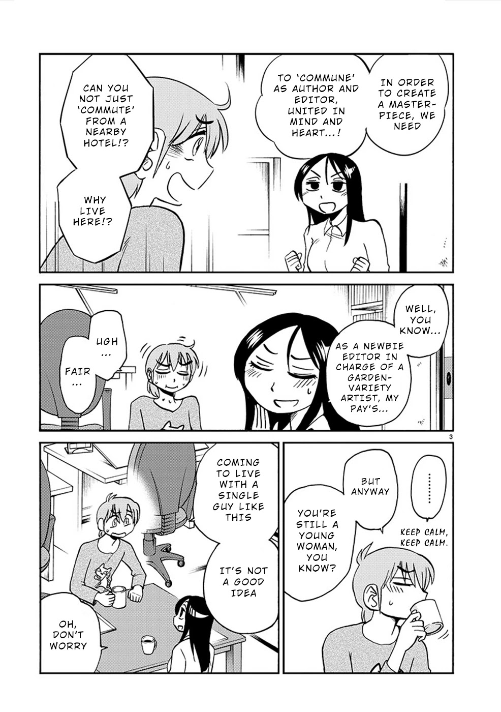 Rakujitsu no Pathos Chapter 82 page 3 - Chapter 82: Is That Black What They Call Gap-Moe?