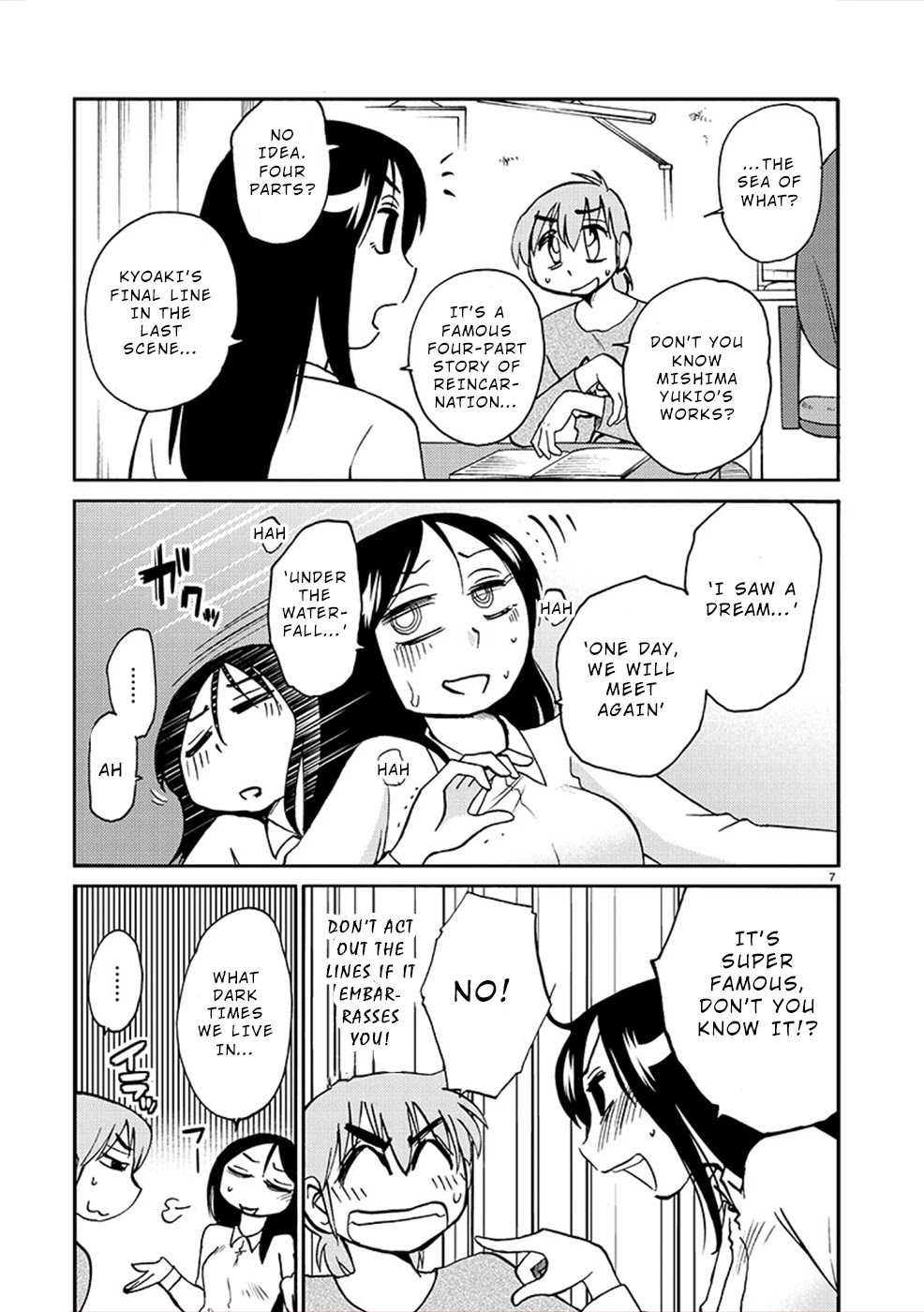 Rakujitsu no Pathos Chapter 82 page 7 - Chapter 82: Is That Black What They Call Gap-Moe?