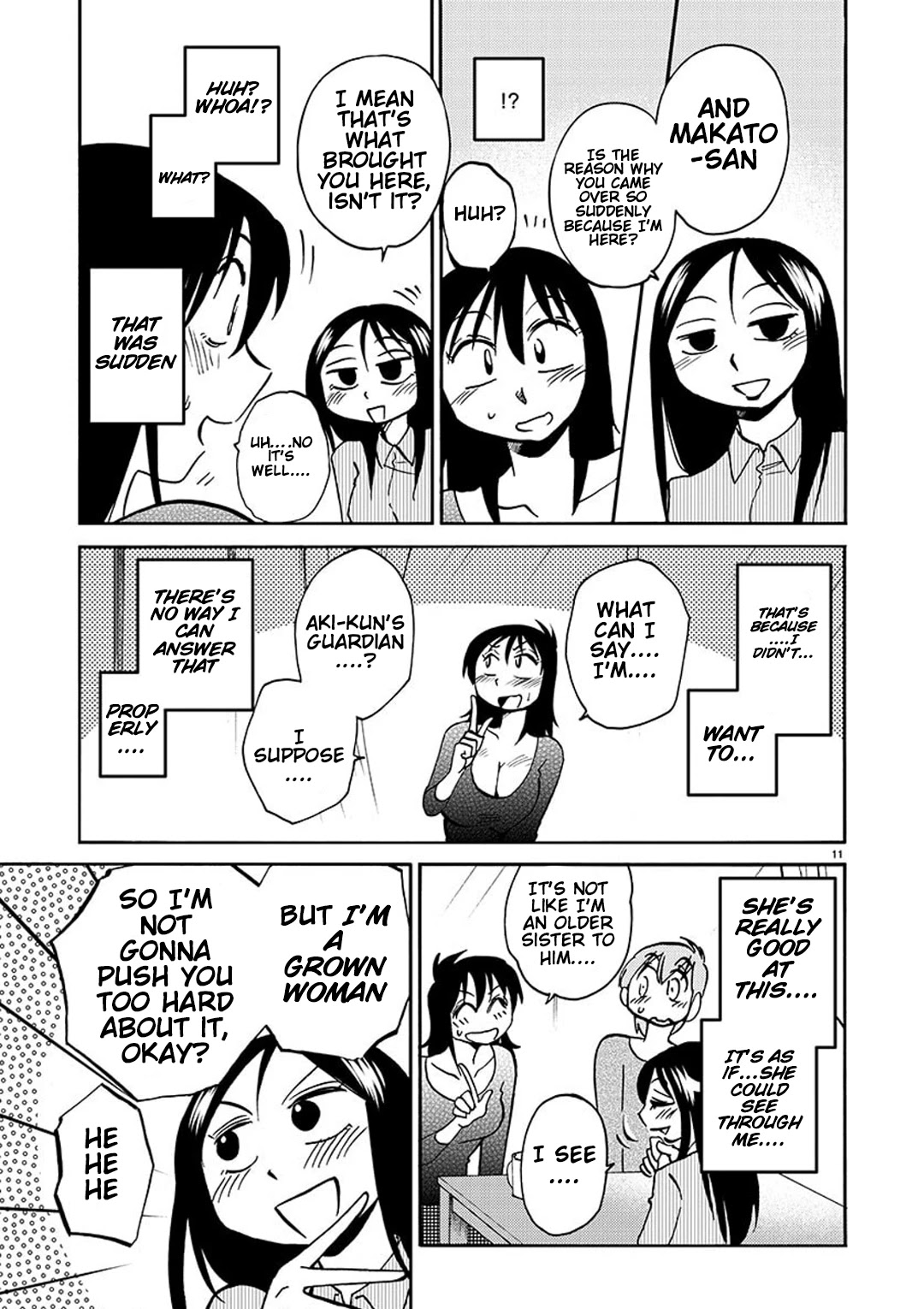 Rakujitsu no Pathos Chapter 84 page 12 - Chapter 84: Are You Tired? Are Those Boobs?