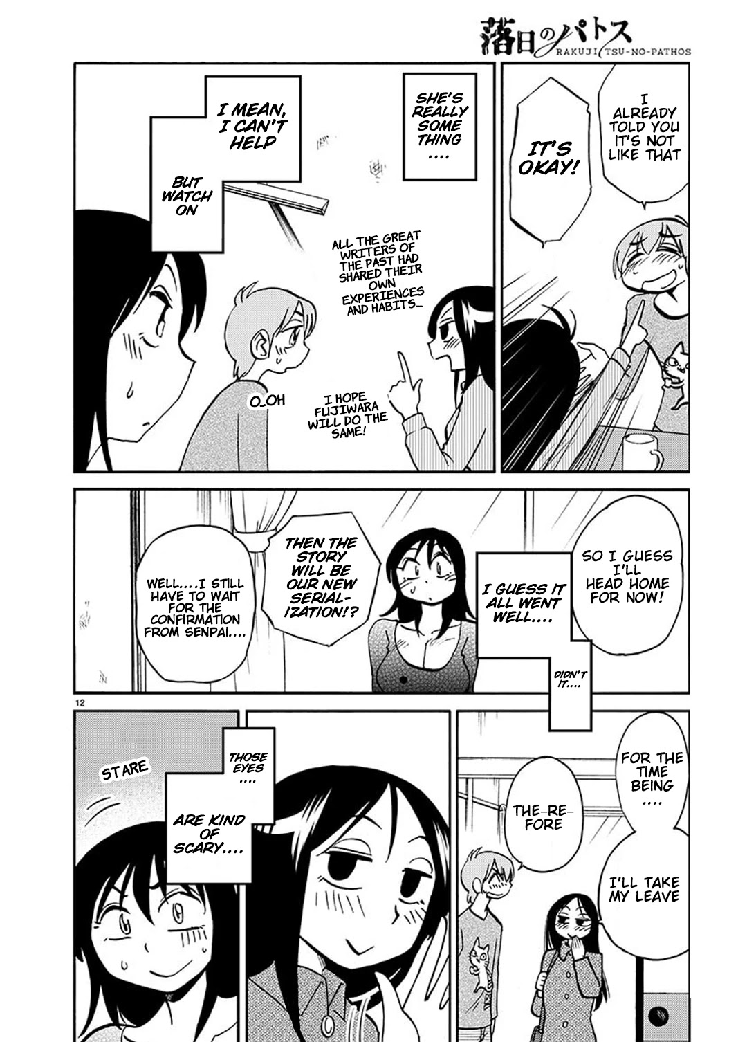 Rakujitsu no Pathos Chapter 84 page 13 - Chapter 84: Are You Tired? Are Those Boobs?