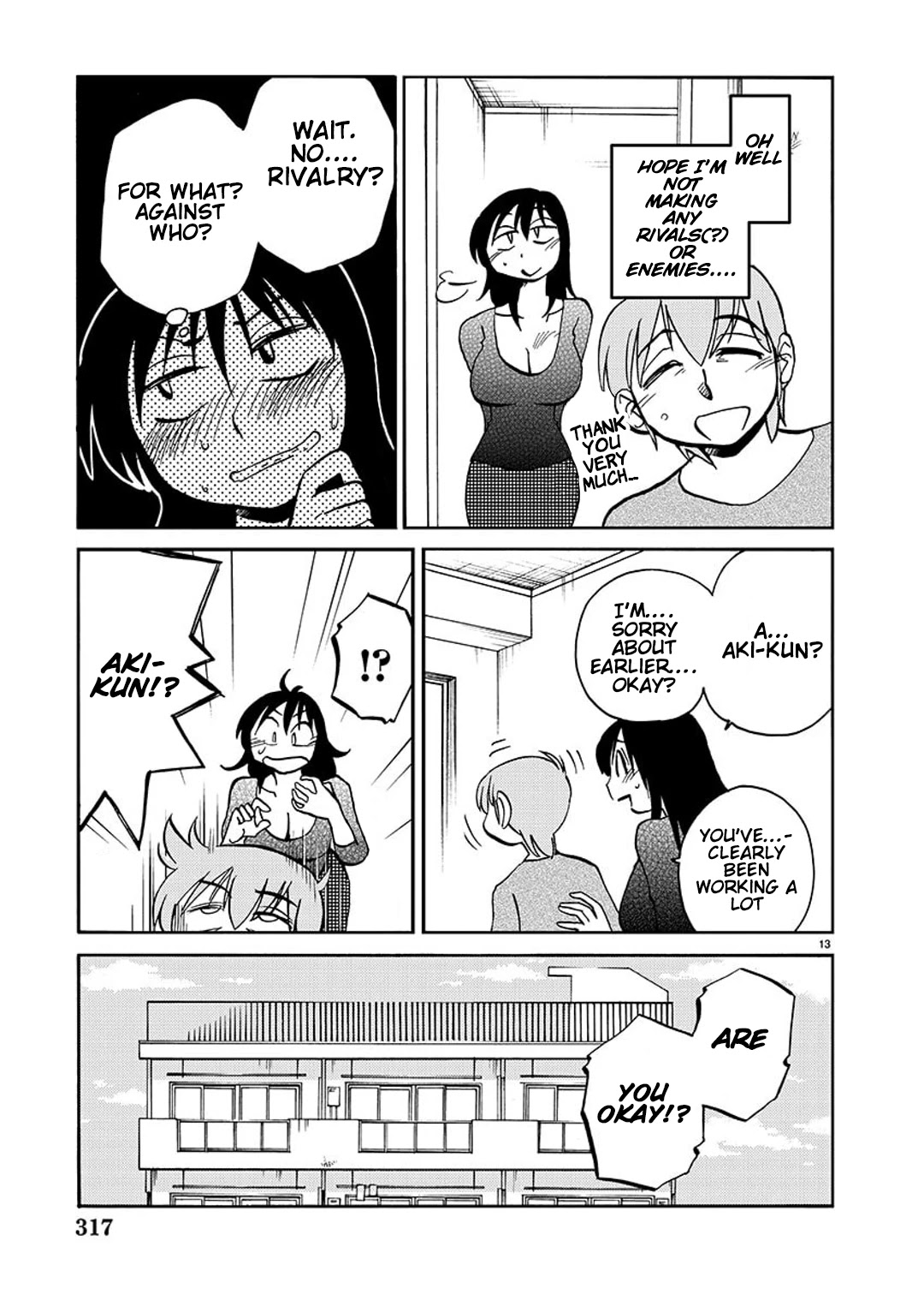 Rakujitsu no Pathos Chapter 84 page 14 - Chapter 84: Are You Tired? Are Those Boobs?