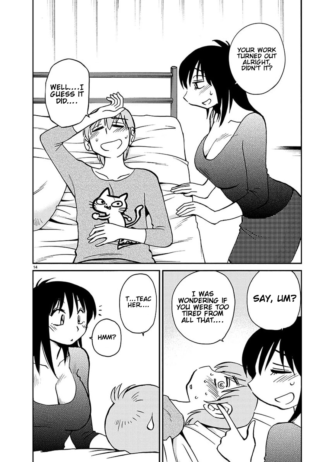 Rakujitsu no Pathos Chapter 84 page 15 - Chapter 84: Are You Tired? Are Those Boobs?