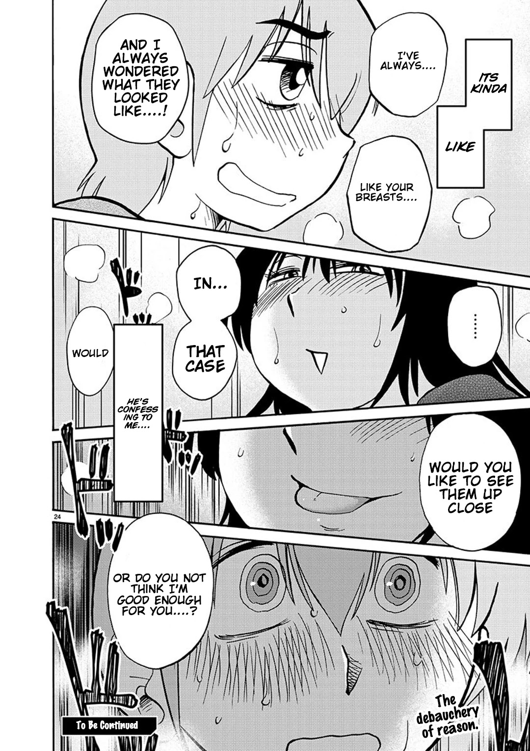 Rakujitsu no Pathos Chapter 84 page 25 - Chapter 84: Are You Tired? Are Those Boobs?