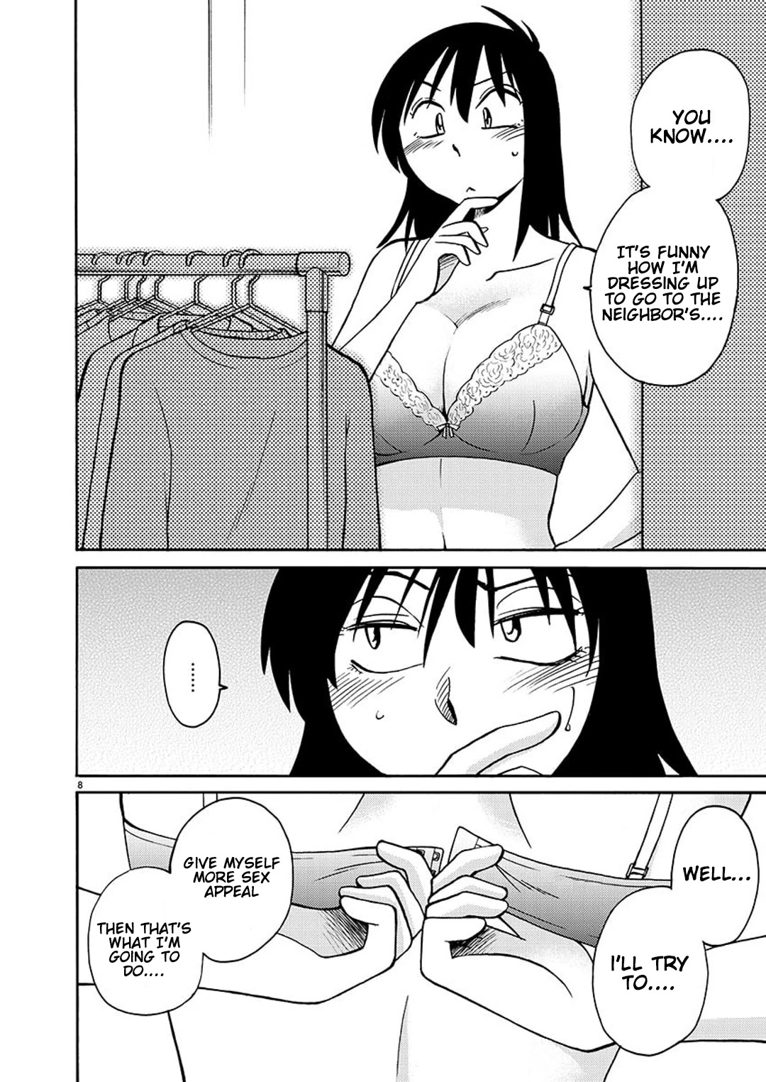 Rakujitsu no Pathos Chapter 84 page 9 - Chapter 84: Are You Tired? Are Those Boobs?