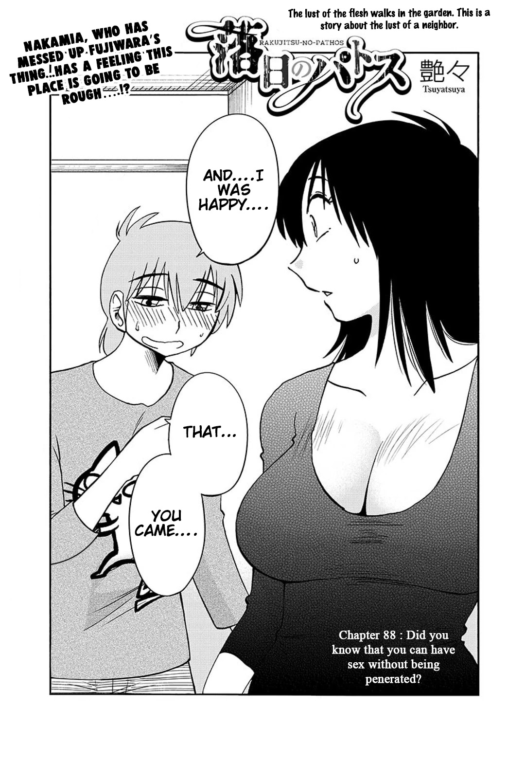Rakujitsu no Pathos Chapter 88 page 2 - Chapter 88: Did you know that you can have sex without being penerated?