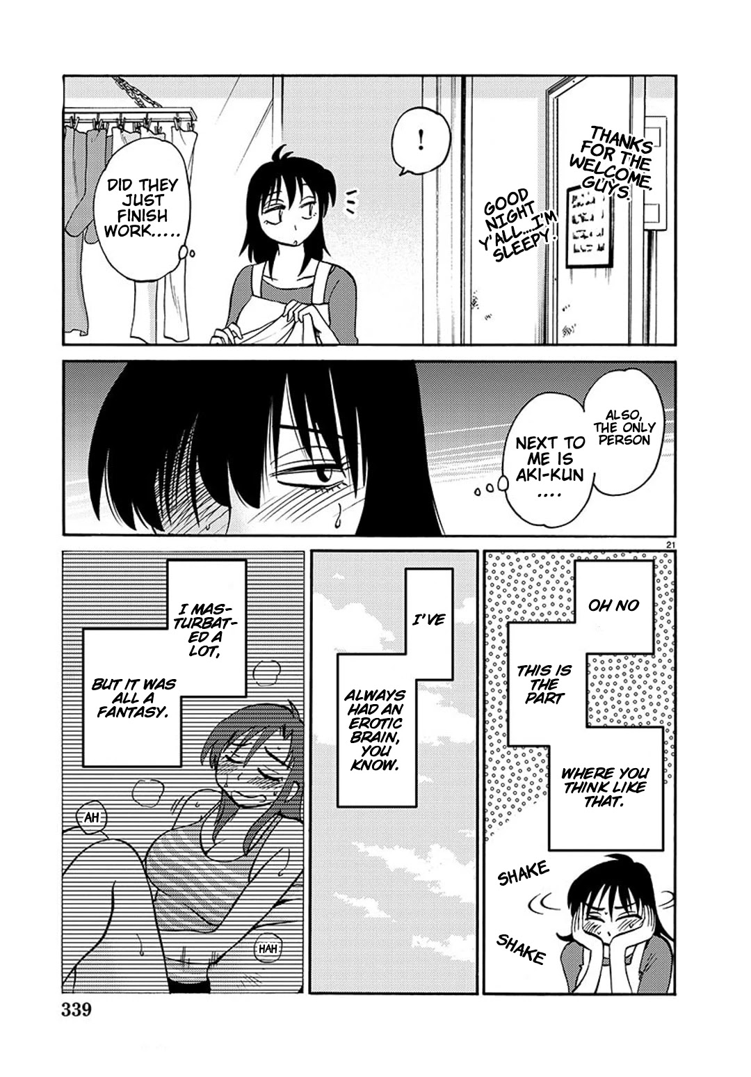 Rakujitsu no Pathos Chapter 88 page 21 - Chapter 88: Did you know that you can have sex without being penerated?