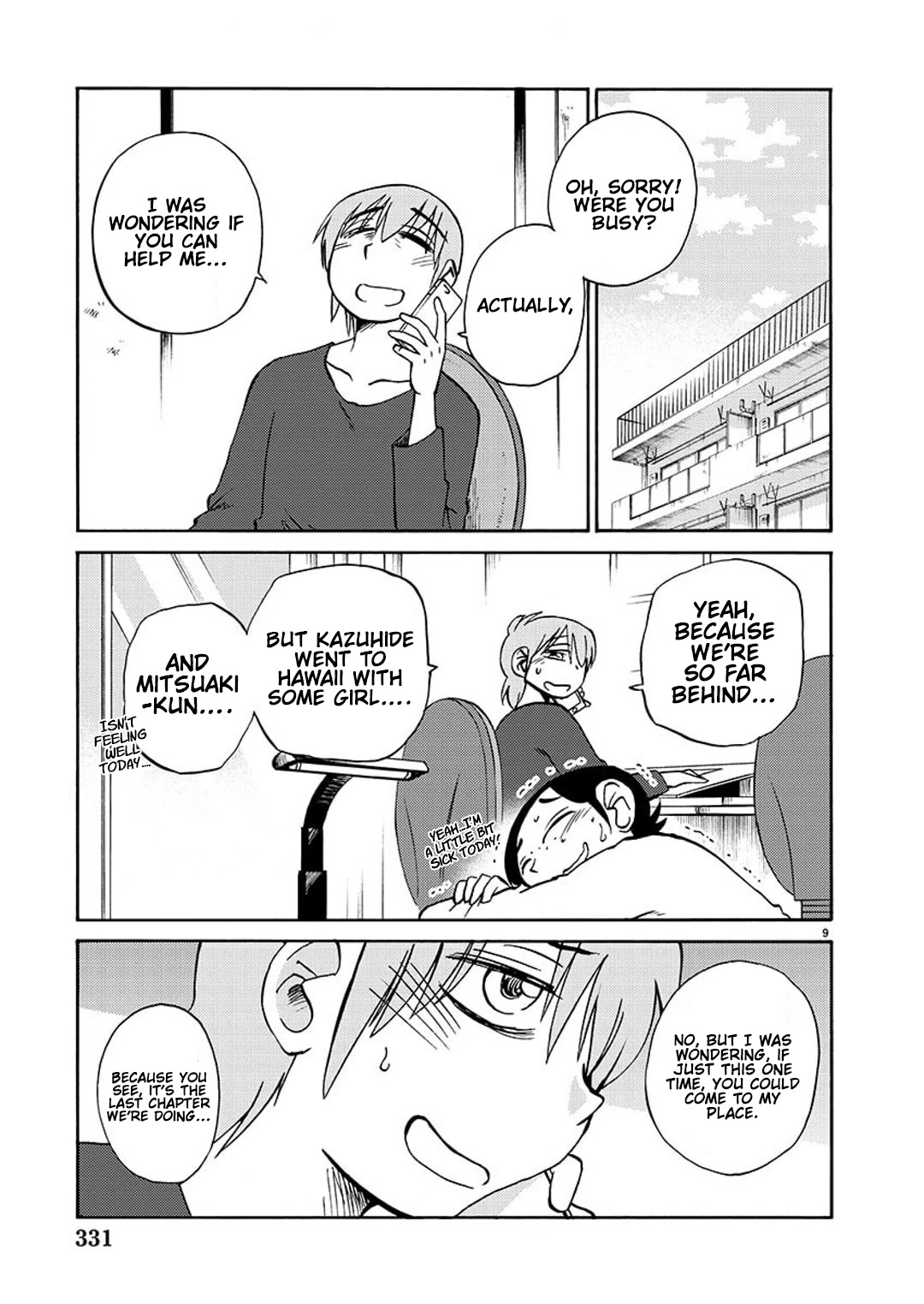 Rakujitsu no Pathos Chapter 99 page 10 - Chapter 99: Why Those Three?