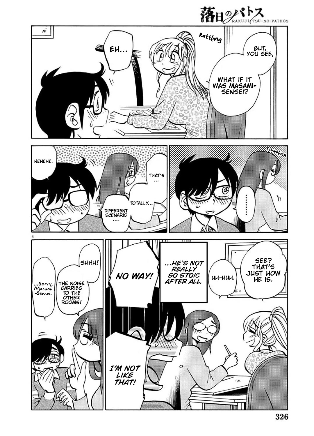 Rakujitsu no Pathos Chapter 99 page 5 - Chapter 99: Why Those Three?