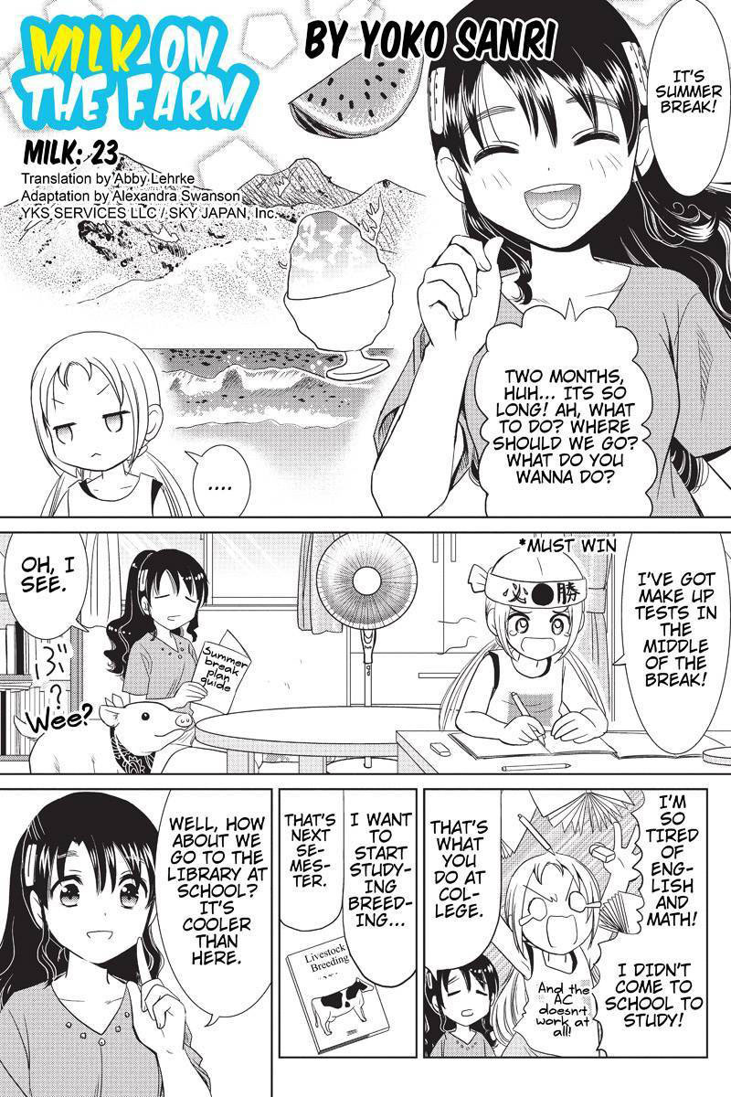 Rakunou Milk! Chapter 23 page 1 - Chapter 23
